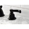 Kingston Brass Widespread Bathroom Faucet with Retail PopUp, Matte Black KB8960FL - alternate 5